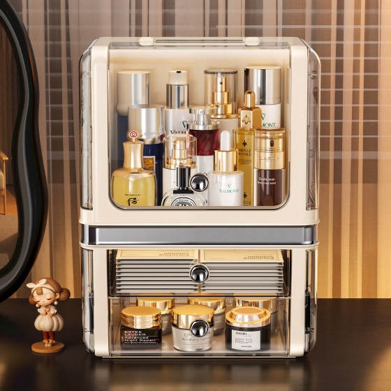 Cosmetics storage box desktop dressing table storage rack