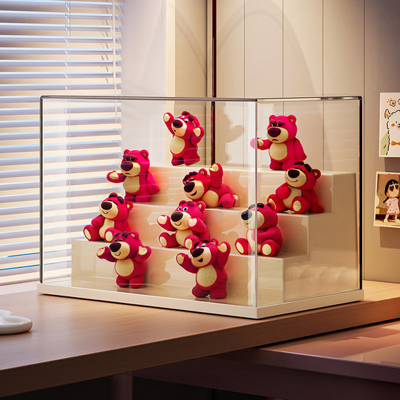 Blind box storage display rack multi-layer figure storage box