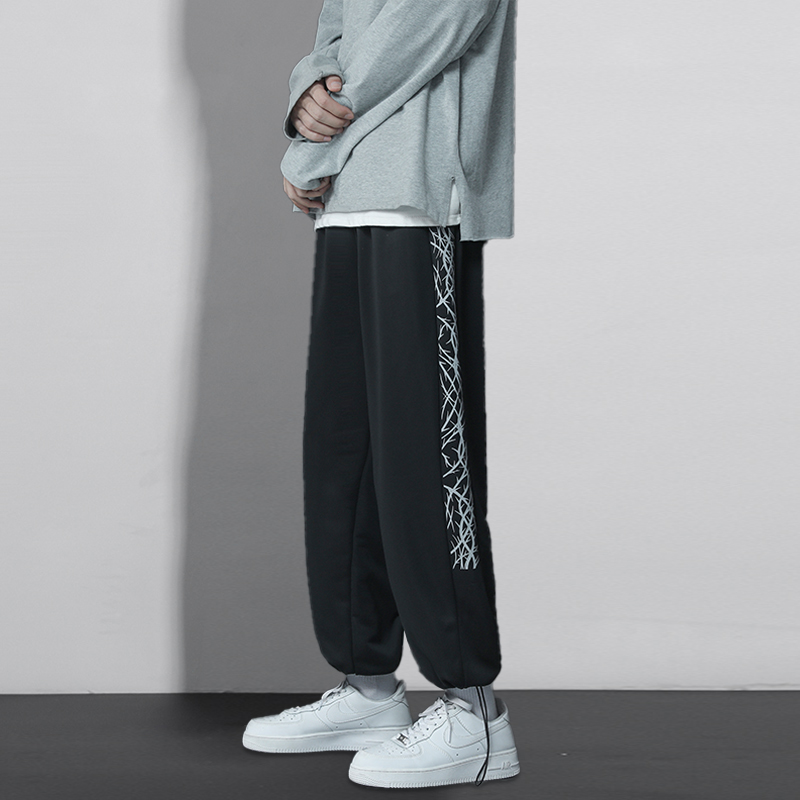 休闲工装男士冰丝2022新款阔腿卫裤 南极人欧驰休闲裤