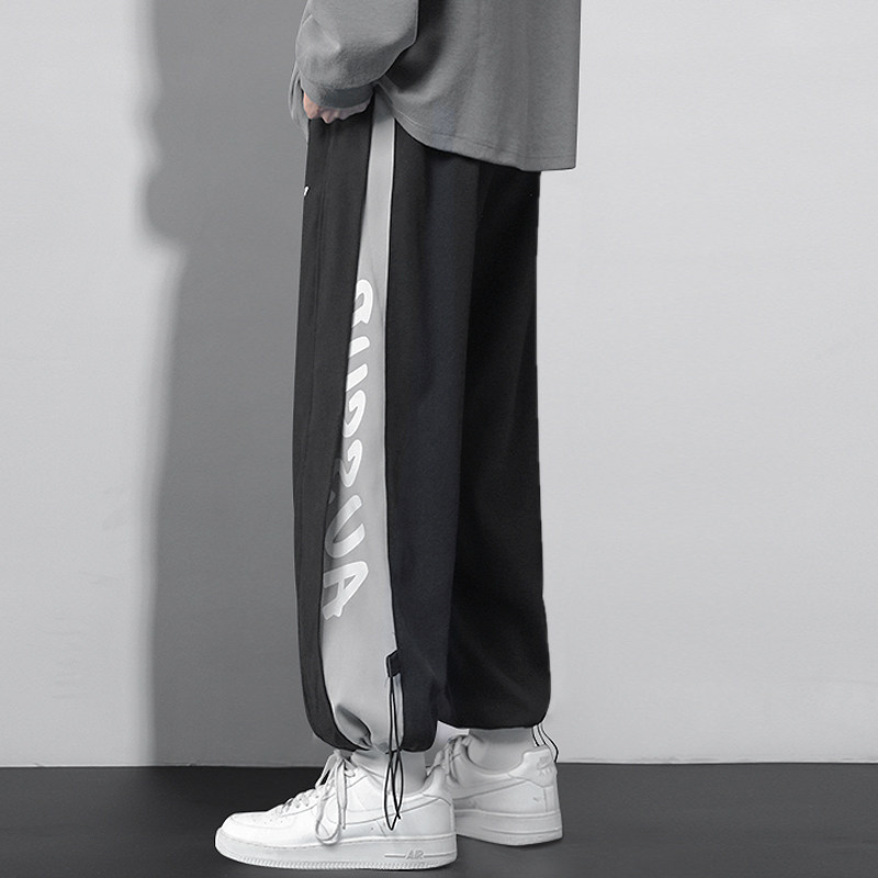 休闲工装男士冰丝2022新款阔腿卫裤 南极人欧驰休闲裤