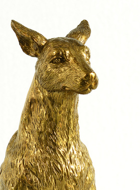 十二欧式风客厅玄关吉祥物招财狗