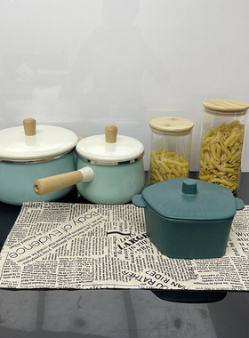 厨房小摆件橱柜软装饰品北欧样板房餐厅仿真面包厨房道具套装摆设