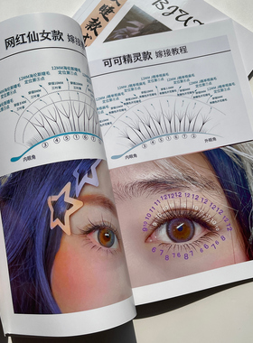 嫁接睫毛作品集图册美睫眼型