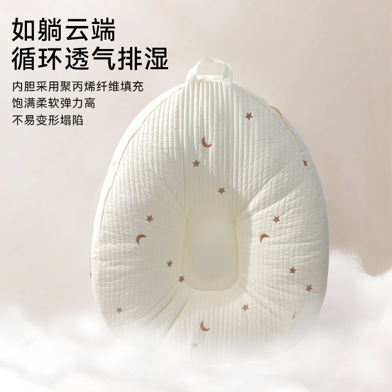 婴儿防吐奶斜坡枕垫防溢奶呛奶新生儿躺靠垫喂奶躺喂神器宝宝枕头 - 图1