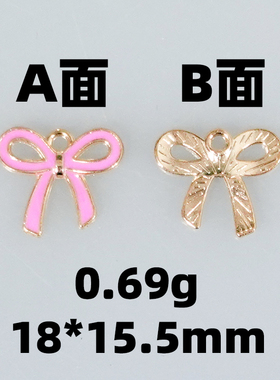 diy合金蝴蝶结高跟鞋滴油