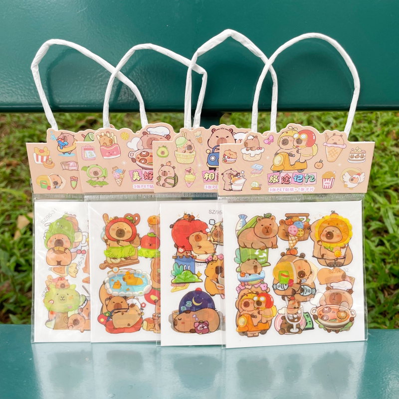 Creative Portable Cartoon Account Stickers Children’s Day Prizes