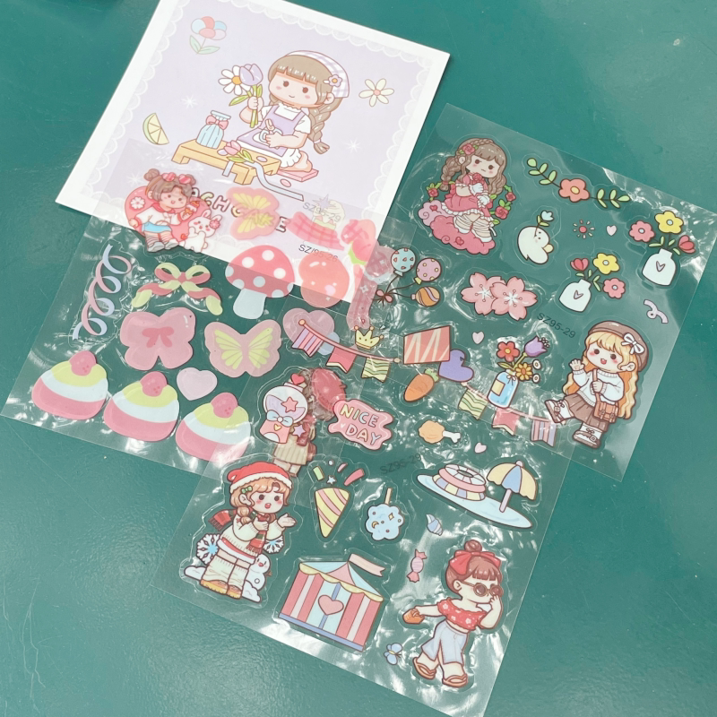 Creative Portable Cartoon Account Stickers Children’s Day Prizes