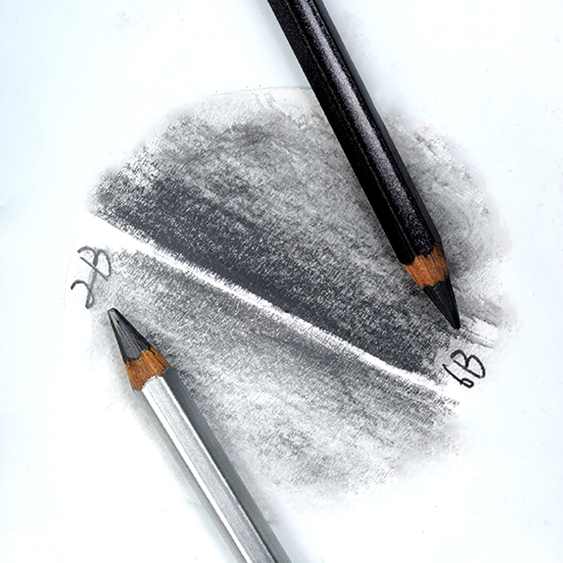 葡萄牙viarco artist graphite pencils 水溶石墨素描铅笔 2B 6B - 图0