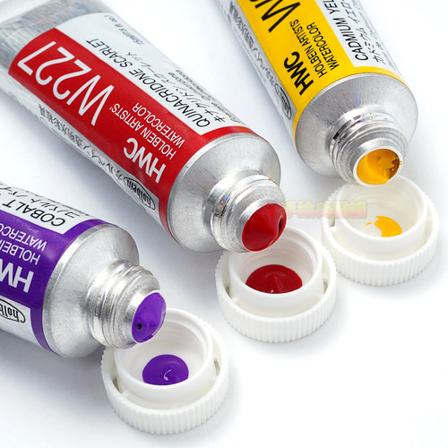 日本HB荷尔拜因 holbein水彩颜料透明水彩15ml5ml艺术家绘画颜料 - 图0