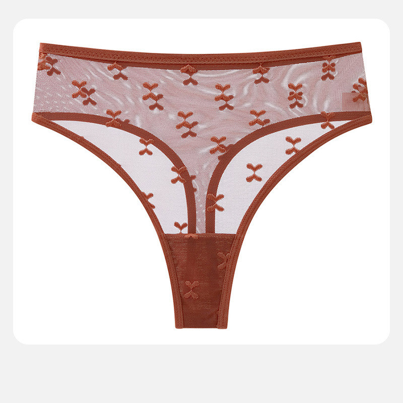 欧美性感超薄透明网纱丁字裤女高腰无痕内裤镂空柔软透气瑜伽T裤,淘宝优惠券,粉丝福利购,淘宝优惠卷