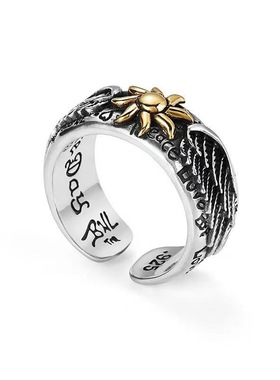 太阳力量精致大戒指潮酷