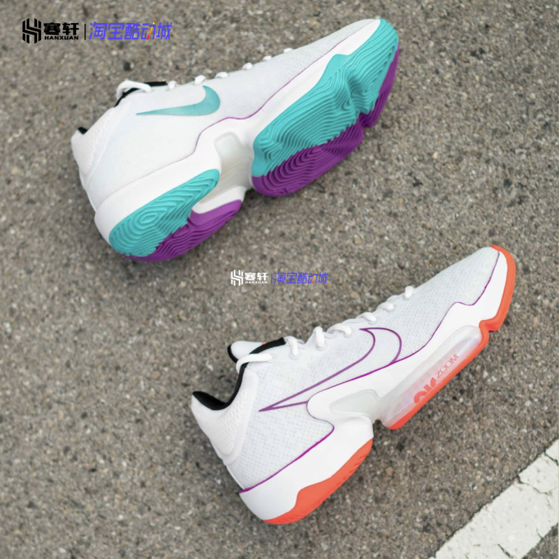 Nike/耐克 Zoom Rize 2 EP 男子运动实战气垫篮球鞋 CT1498-100 - 图2
