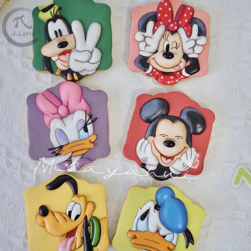 惠子老师卡通糖霜饼干模具米奇米妮唐老鸭高飞形象曲奇印模白色,淘宝优惠券,粉丝福利购,淘宝优惠卷
