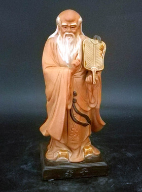 石湾公仔陶瓷古代摆件送老师