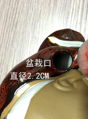 陶瓷寿星摆件盆栽创意多肉花盆