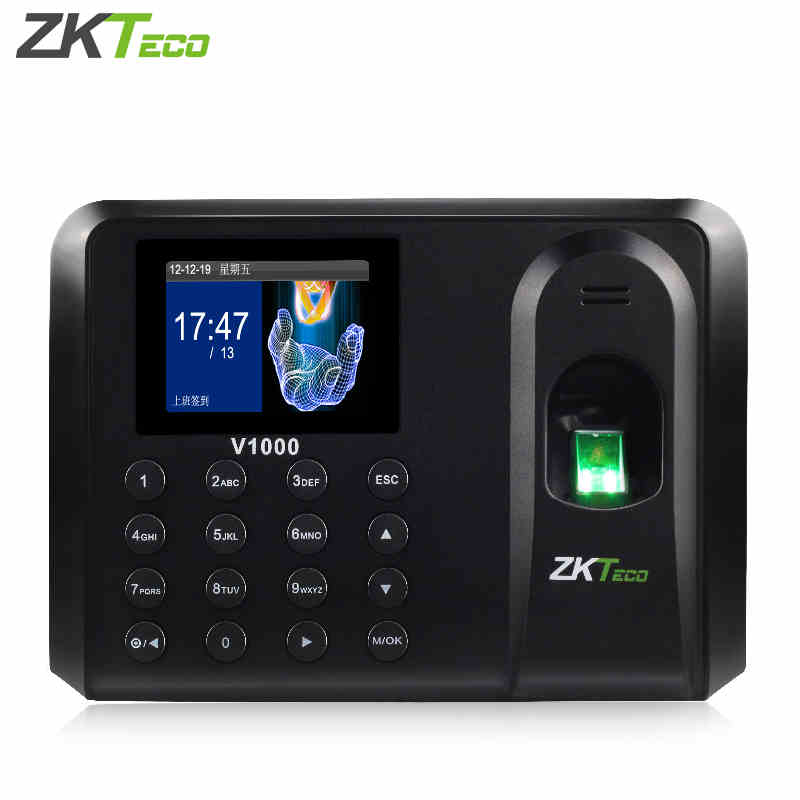 Time card machine fingerprint password attendance machine free software