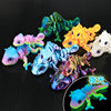 3D printed magnetic refrigerator magnet small chameleon lizard movable children's pet model birthday gift toy stall