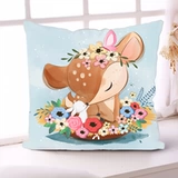 Подушка, мультяшная милая детская наволочка, «сделай сам», в цветочек