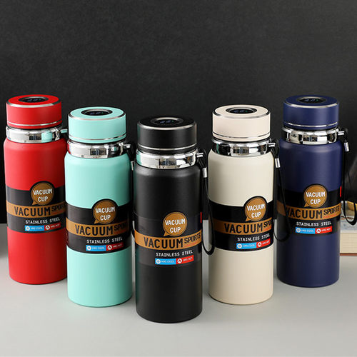 316不锈钢智能保温杯高档男款女士大容量车载水杯泡茶杯子1000ML - 图1