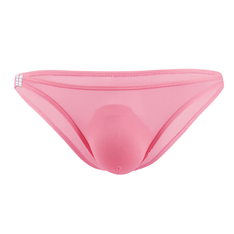 男士比基尼三角内裤超薄微透低腰性感冰丝光滑无痕窄边裤衩短裤夏,淘宝优惠券,粉丝福利购,淘宝优惠卷