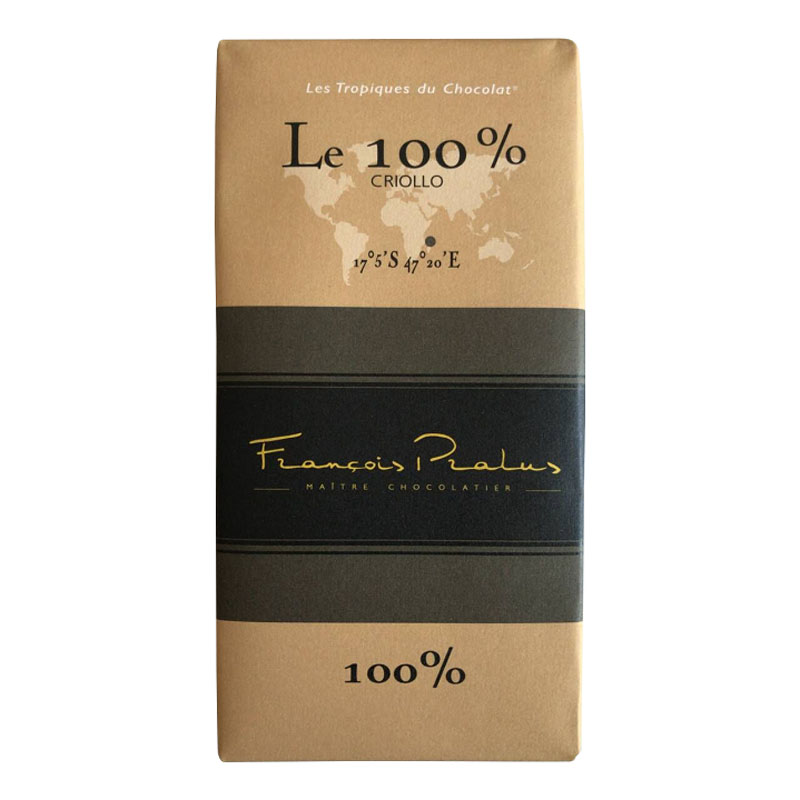 法国进口 Pralus普阿鲁斯45%75%100%黑巧克力排块 Crillo克里奥罗 - 图2