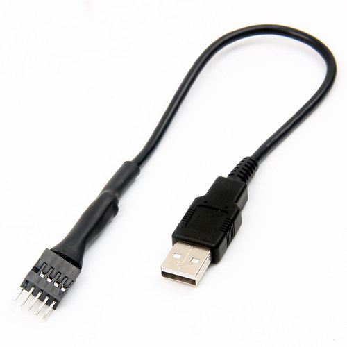 单USB公头转主板USB9针带屏蔽转20CM可TBY外置内置 - 图3