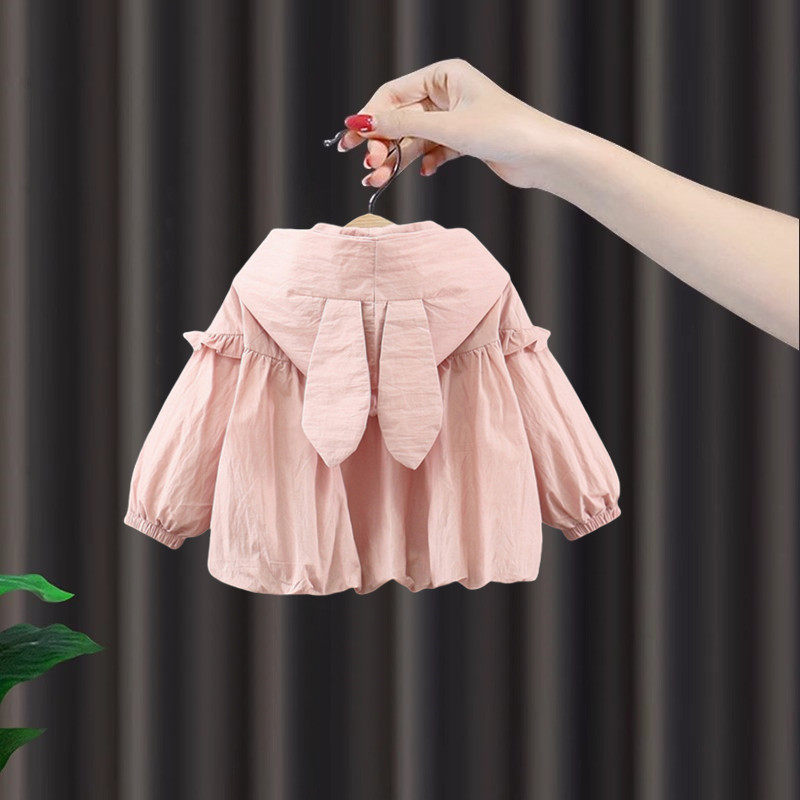 女童风衣外套秋装2025新款儿童洋气时髦公主衣服宝宝连帽上衣春秋,淘宝优惠券,粉丝福利购,淘宝优惠卷