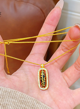 金店同款古法沙九眼天珠刚