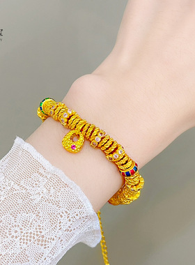 新中式古法沙金点钻小胖福