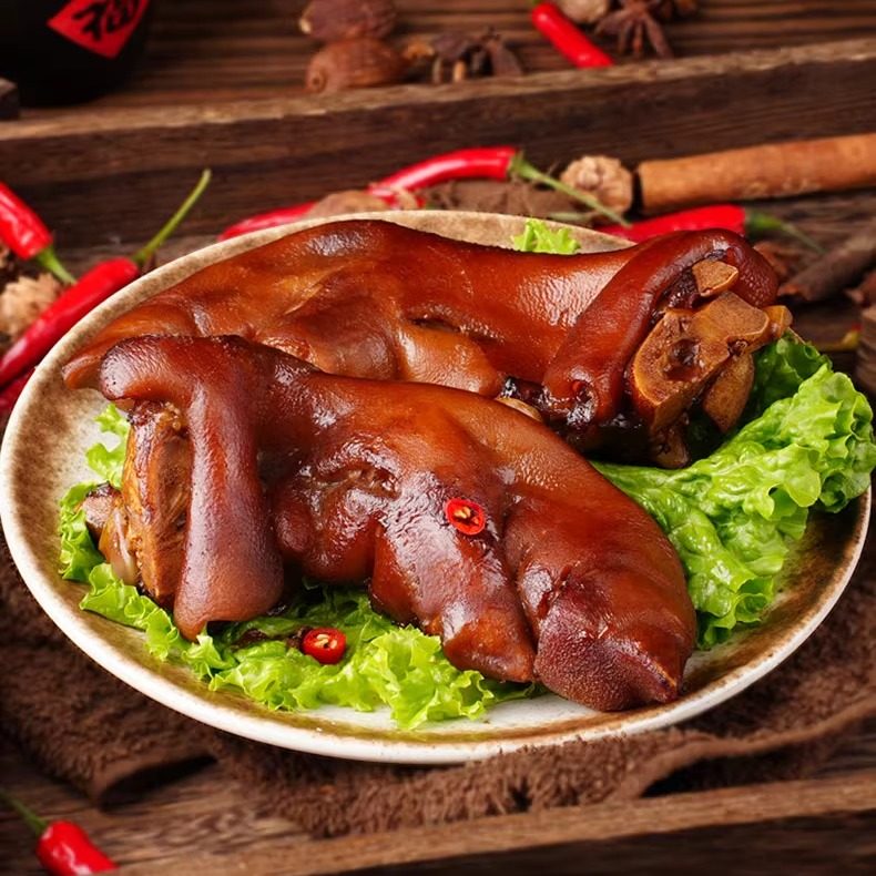 乡巴佬香卤猪蹄开袋即食卤味猪脚熟食小菜真空包装肉类零食乡吧佬,淘宝优惠券,粉丝福利购,淘宝优惠卷