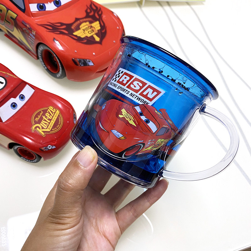 上海迪士尼汽车麦昆双层漱口手把杯刷牙水杯儿童杯,淘宝优惠券,粉丝福利购,淘宝优惠卷