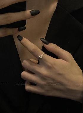 可调节戒指ins轻奢简约女