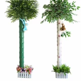 Труба нижней воды декоративное покрытие нагревательной трубы декоративная цветочная ротан