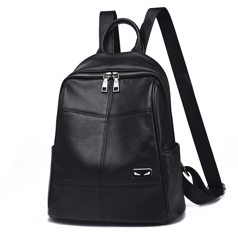 女2020新款韩版软皮包大容量双肩包 兰谛薇儿双肩背包