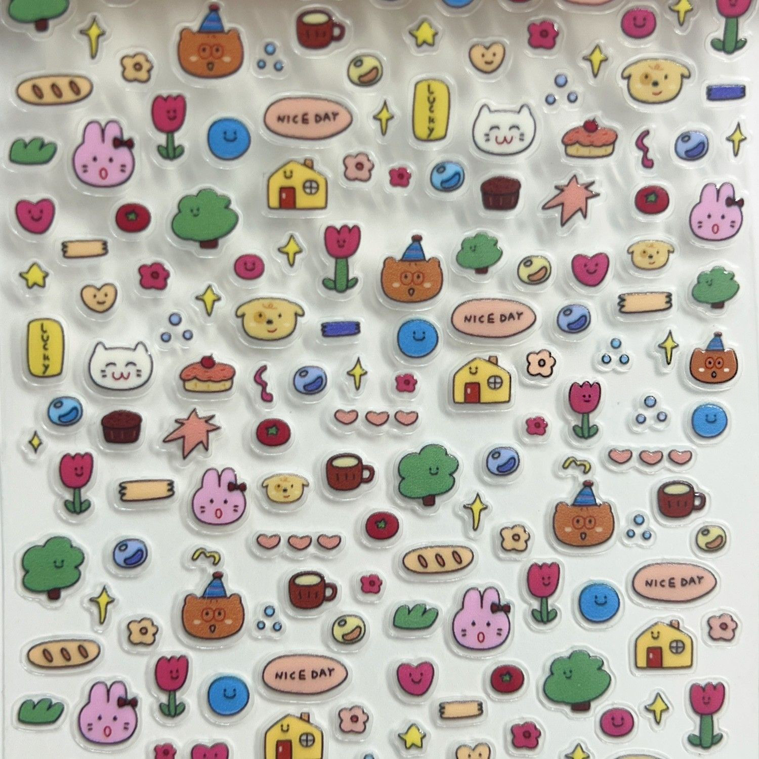 网红爆款多巴胺小兔果冻美甲贴纸迷你小兔家园diy笔杆水杯ccd咕卡,淘宝优惠券,粉丝福利购,淘宝优惠卷