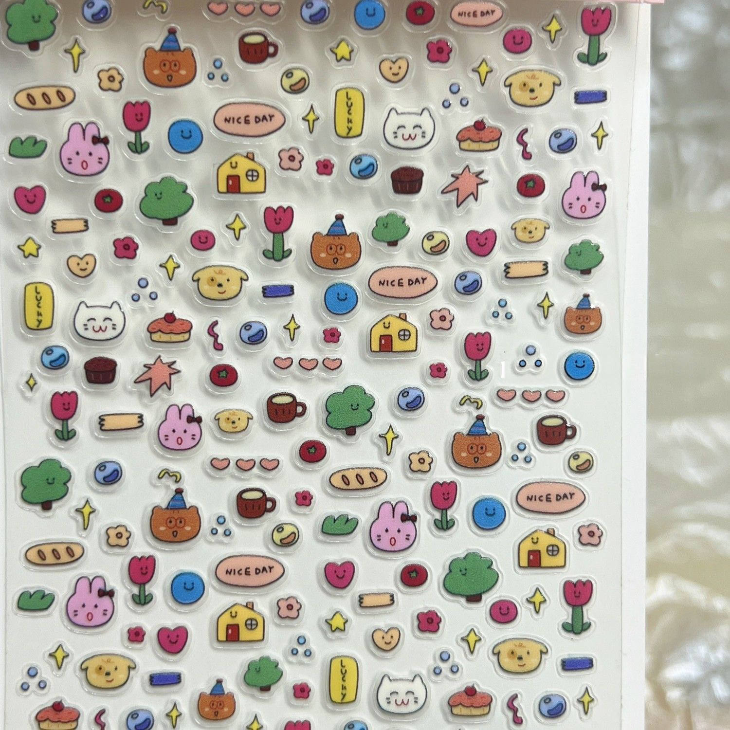 网红爆款多巴胺小兔果冻美甲贴纸迷你小兔家园diy笔杆水杯ccd咕卡,淘宝优惠券,粉丝福利购,淘宝优惠卷