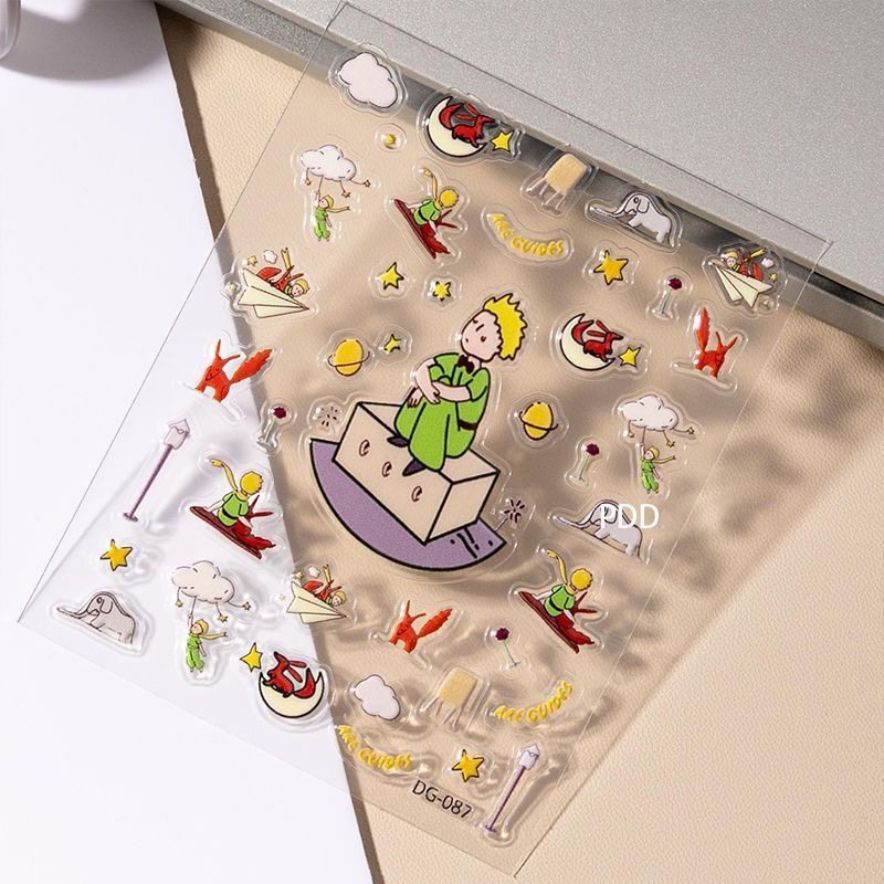 小王子同款果冻贴纸装饰简约小元素定制diy手机壳平板ccd可爱卡通,淘宝优惠券,粉丝福利购,淘宝优惠卷