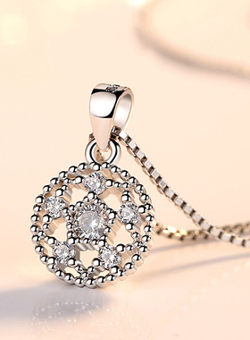 民族风古典镀银项链吊坠