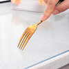 Frosted PVC transparent waterproof, dustproof and anti-scalding tablecloth