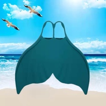 New mermaid rubber footed webbed tail adult single webbed pure silicone full rubber diving swim foot webbed