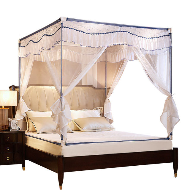 Anti-fall baby mosquito net home 2023 new high-end yurt antibacterial bedroom installation-free protective bed Fence