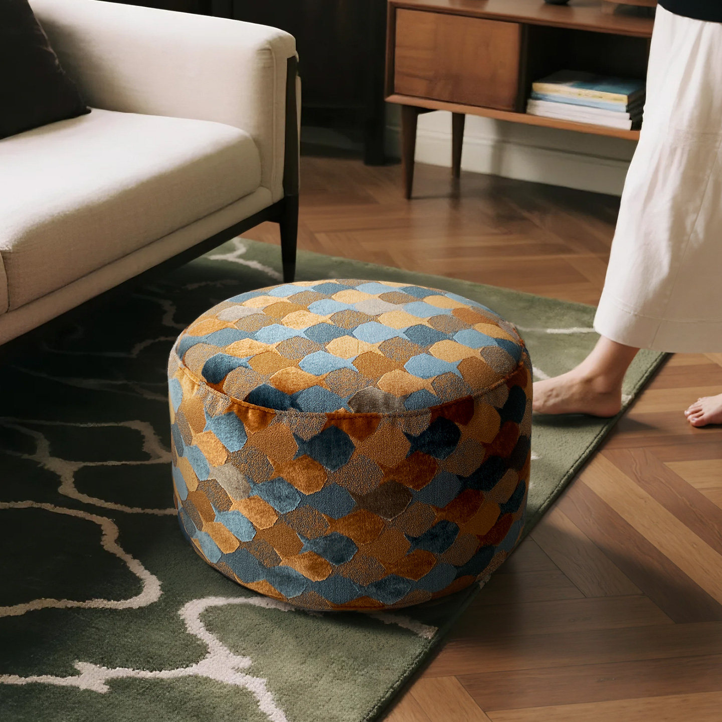 可拆洗蒲团坐垫客厅家用地上榻榻米圆形坐墩沙发搁脚凳换鞋凳飘窗,淘宝优惠券,粉丝福利购,淘宝优惠卷