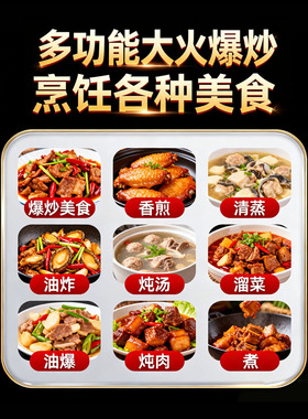 【正品万利达】5000W爆炒大火力