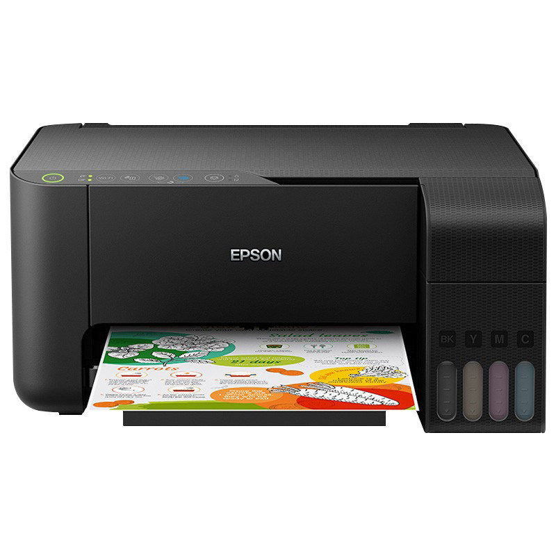 epson爱普生彩色喷墨原装华为连供 上海羽童数码喷墨多功能一体机