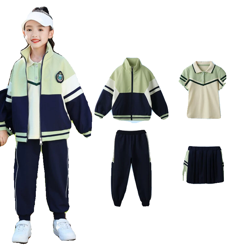 幼儿园园服校服套装小学生春秋款一年级儿童运动会团体班服四件套