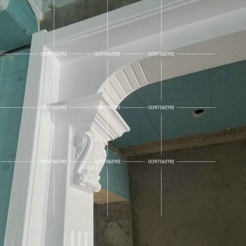 东阳木雕罗马柱欧式柱头建筑装潢实木梁托电视背景墙垭口装饰精品 - 图1
