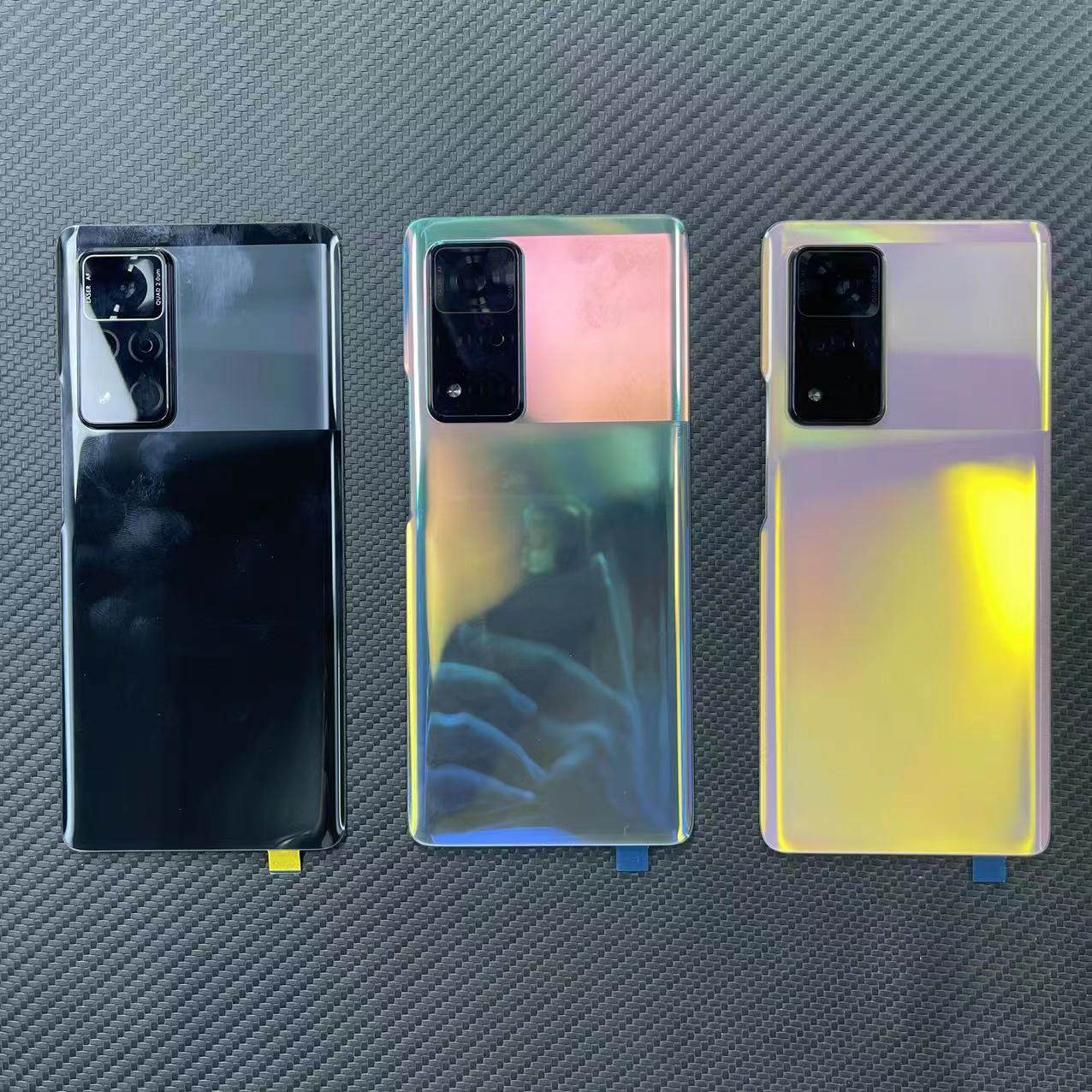适用华为荣耀V40后盖玻璃YOK -AN10手机电池替换后壳honorV40外壳