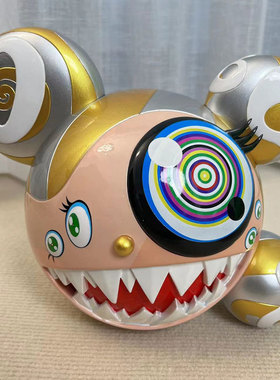 卡通风绚烂色彩潮玩摆件男女礼物