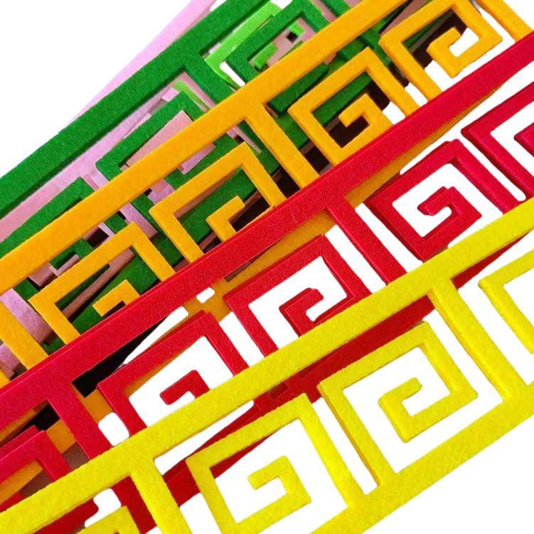 小学学校幼儿园墙面装饰布置中国风创意环创无纺布彩色回形边框条,淘宝优惠券,粉丝福利购,淘宝优惠卷