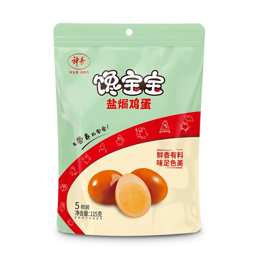 神丹馋宝宝系列盐焗鸡蛋整袋115g*3袋办公室小吃零食卤蛋休闲食品 - 图3